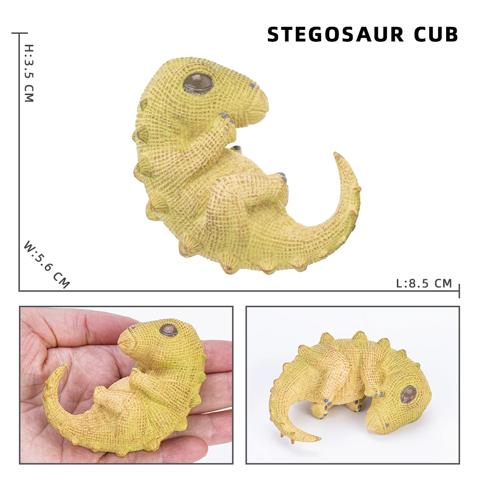 Jurassic Dinosaur Cubs Tyrannosaurus Rex Action Figure - Open Mouth PVC Toy