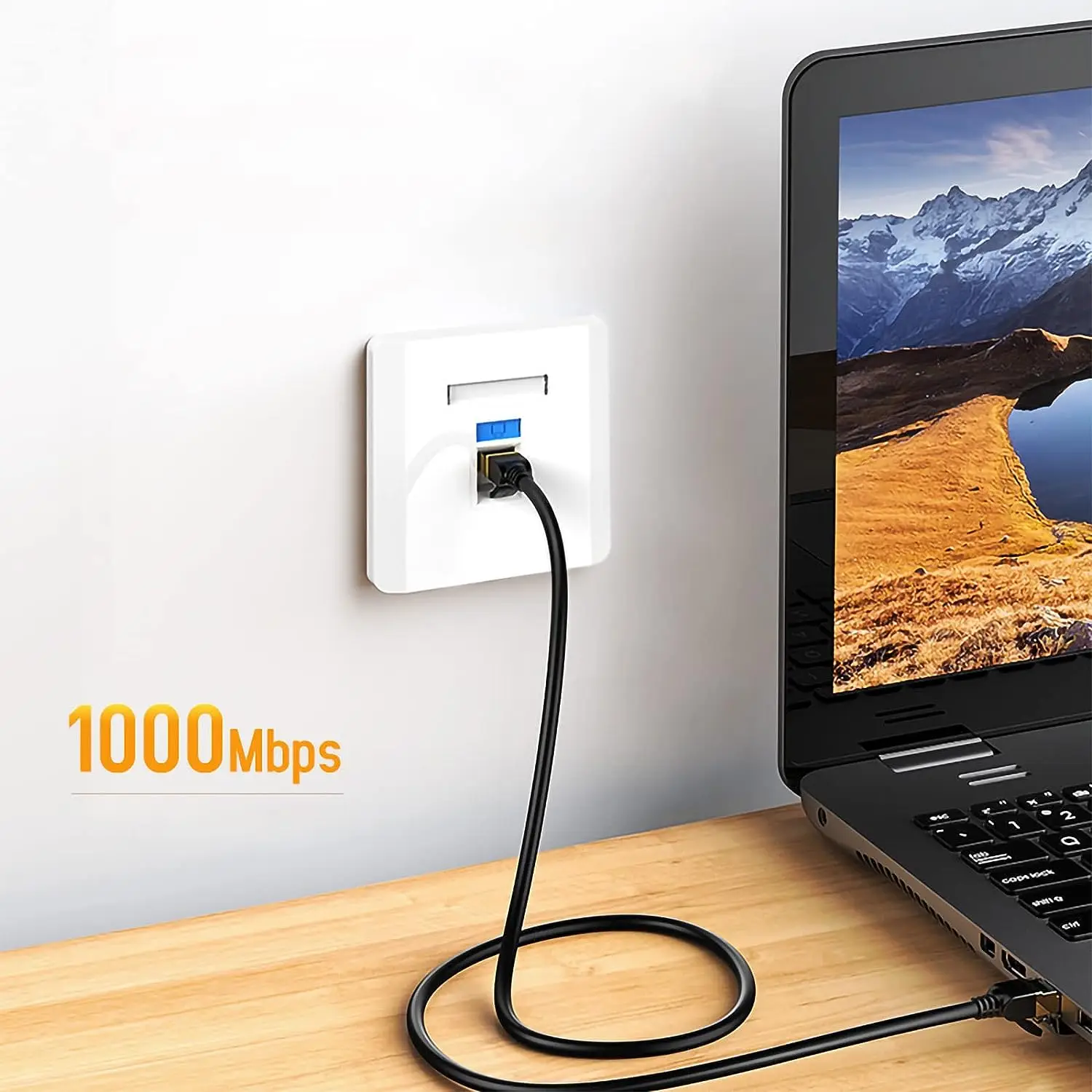 Keystone Jack Conector Ethernet Punch Down Adaptador de Parede Acoplador de Módulo de 90 Graus Compatível com Cat5 5e 10 Pcs Zoerax-cat6 - Imagem 5