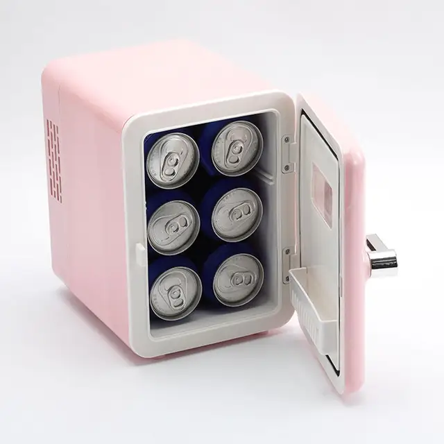 Liter mini fridge portable makeup skincare fridge for travel auto office