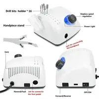 Strong 210 Nail Drill Machine Cutters Manicure Electric Micro-motor nail polish removal equipment Milling Nail File 2