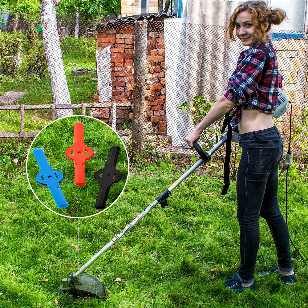 Description Picture 6 of item6/12/20pcs String Trimmer Head Blades Replace Plastic Cutter Blade Replacement Lawn Mower Weed Wacker Eater Head Replacement