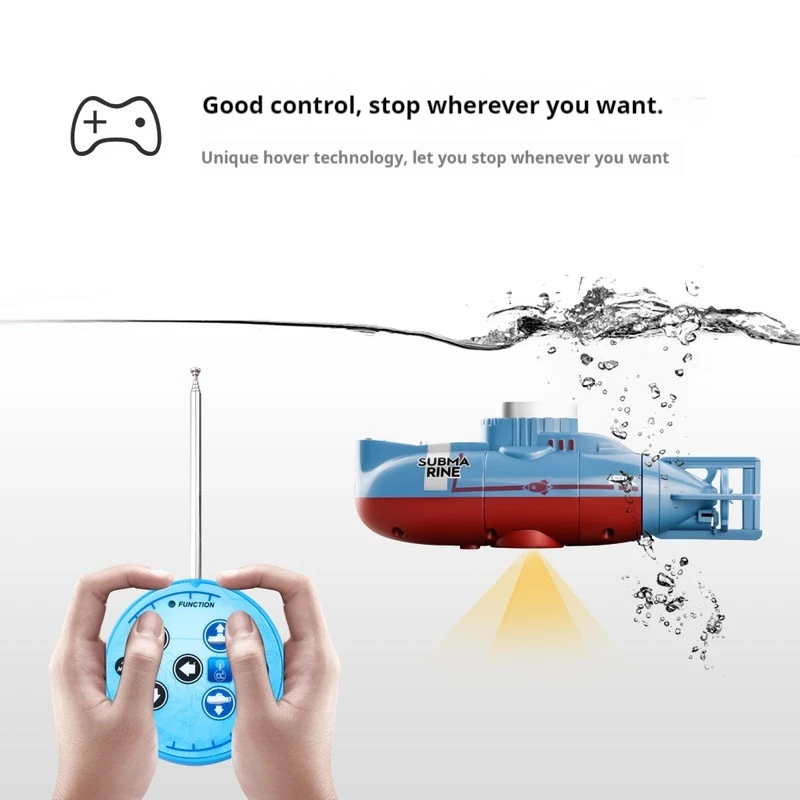 New Remote Control Submarine Children Diving Fish Tank Toy Mini Model Toy Remote Control Simulation Nuclear Submarine Kids'S Toy 3