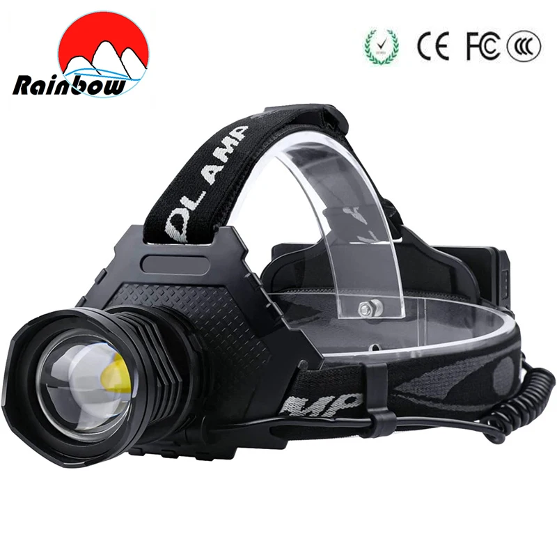 

90000 Lumens Powerful Led Headlamp Zoomable USB Rechargeable Headlight Waterproof 18650 Head Torch Light For Camping Outdoor