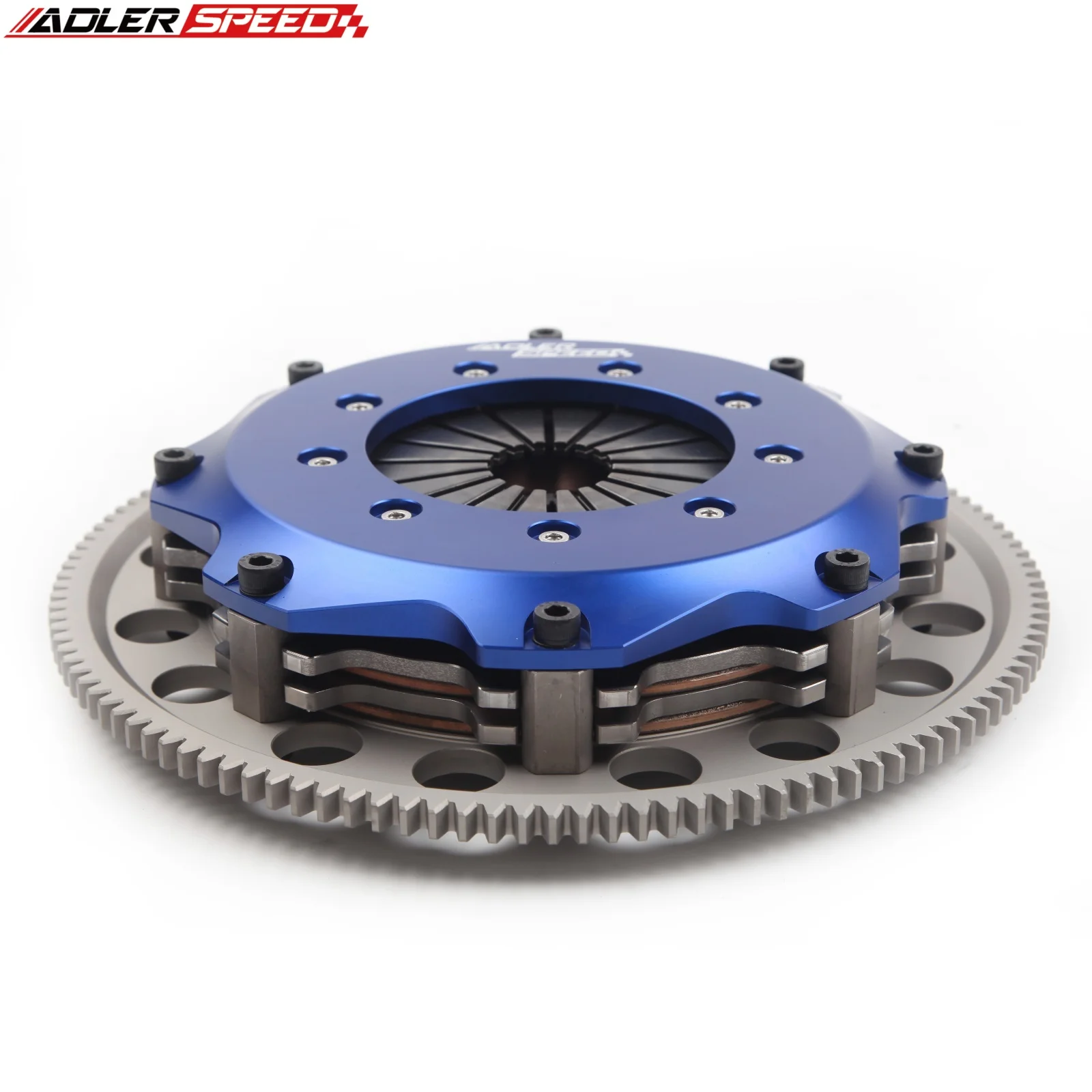 ADLERSPEED 8.5인치 215mm 레이스 클러치 트윈 디스크 (스바루 WRX STI / 레거시 GT 스펙 B 2.5L EJ257 6단 2004-2018년)