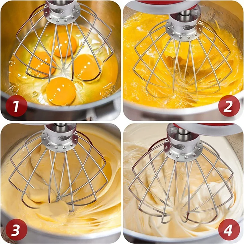 Stainless Steel Wire Whip Kitchen Electric Mixer Accessory For 4.5qt  Kitchenaid K45ww Stand Mixer With Whisk Attachment - Blender Parts -  AliExpress