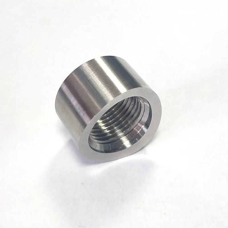 1PCS Stainless Steel O2 Oxygen Sensor Curve Notched Base Nut Bung M18x1.5 Adapter 5