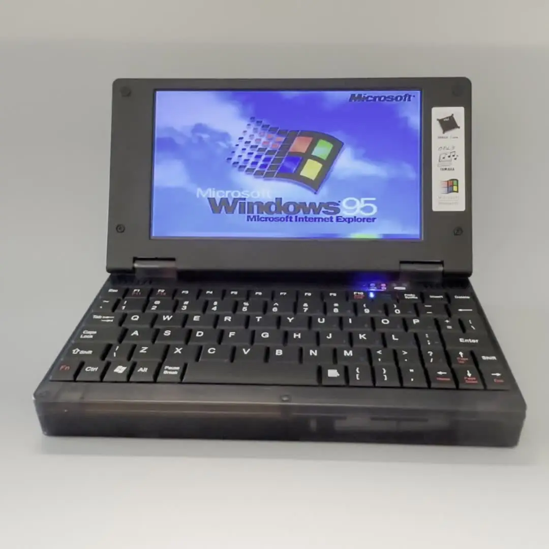ポケット 386 Windows3.11/95 システムレトロノートブックコンピュータ