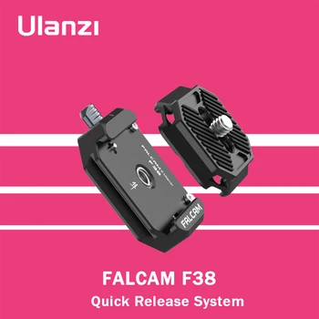 Ulanzi FALCAM F38 퀵 릴리스 시스템 플레이트, 1/4 인치 및 3/8 인치 DSLR 카메라 삼각대 짐벌 퀵 스위치 솔루션 스튜디오 키트