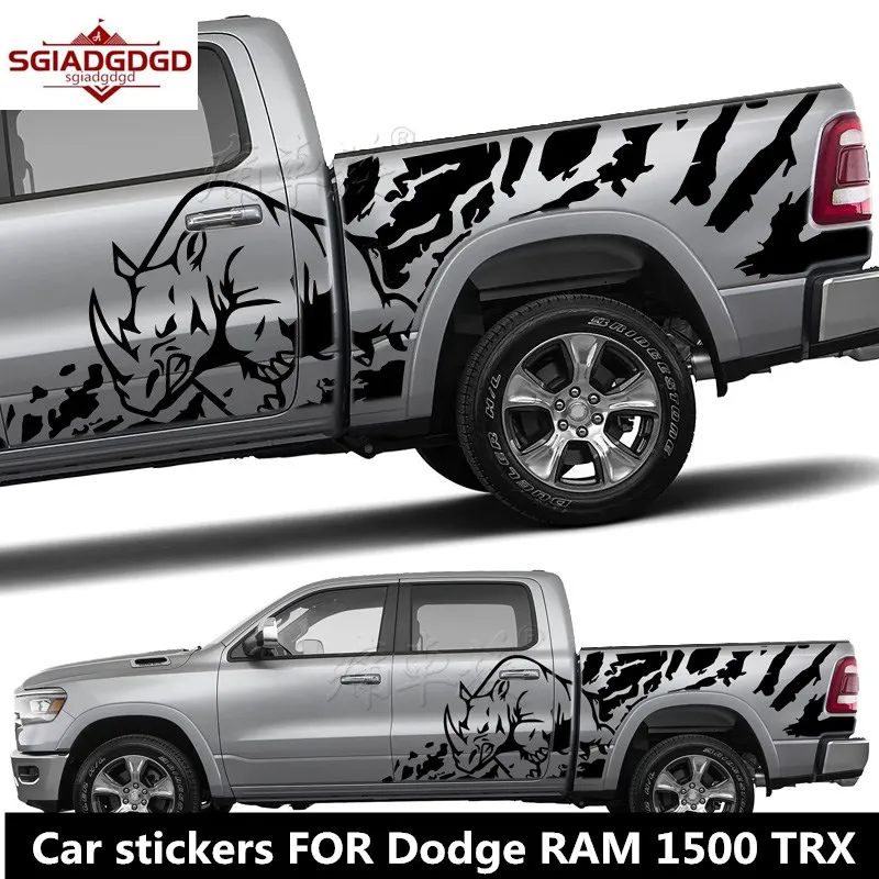 

Car Stickers FOR Dodge RAM 1500 TRX Body Exterior Decoration Off-road Decal Veneer Film