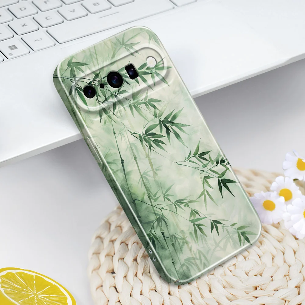 Lush Green Bamboo Forest Phone Case - Durable Hard Cover