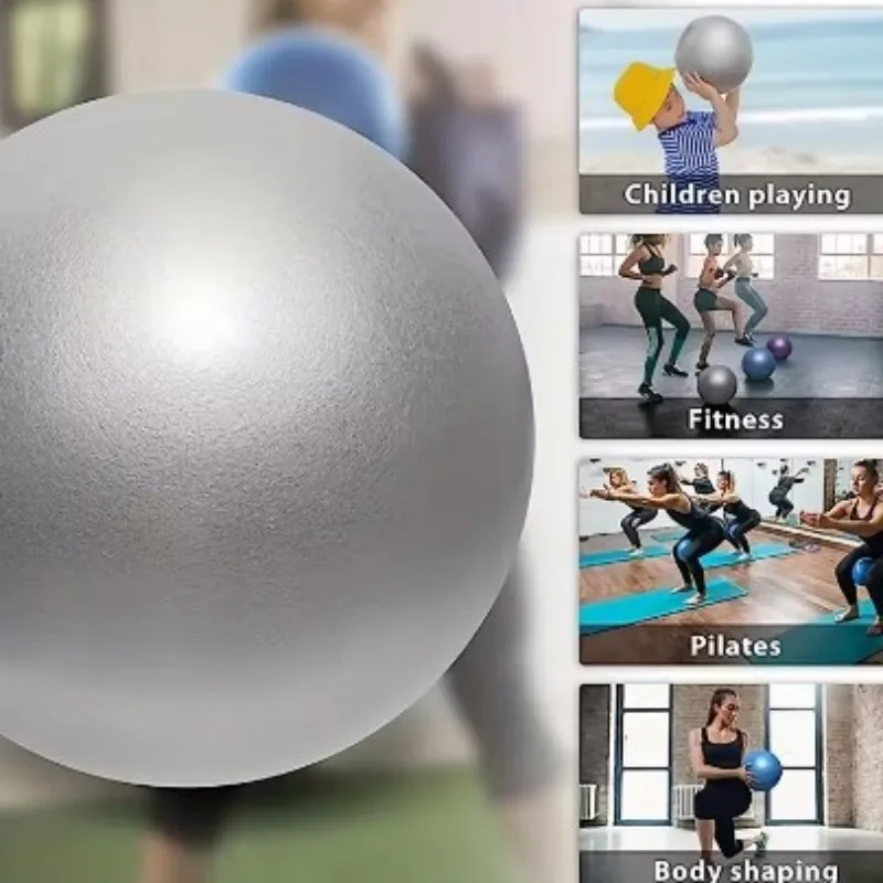 Balance Exercise Gym Ball for Fitness Pilates Equipment 25cm Pilates Ball Explosion-proof Yoga Core Indoor