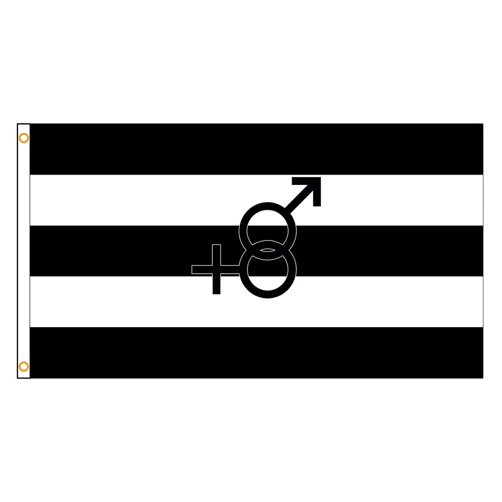Femboy Flagge 90x150 Cm | Doppelseitige Polyester-Flagge Für Draußen | 3x5 Fuß Fahne Für Haus & Garten