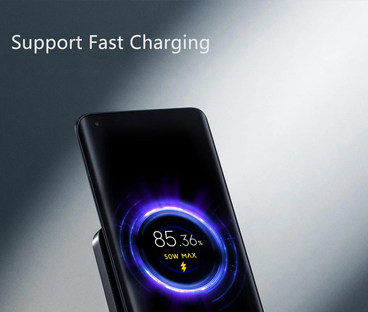 Xiaomi 55W Wireless Charger Max Temperature Control Vertical Charging Base Charger for Xiaomi Mi 11 Ultra