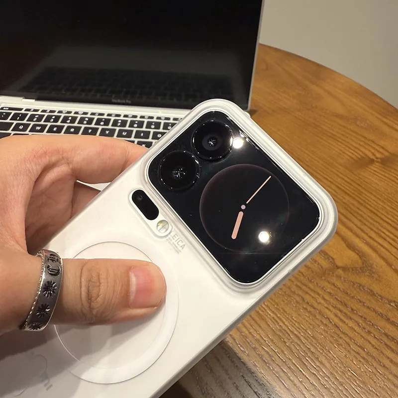 Translucent Matte Ultra Thin Magnetic Wireless Charging Case
