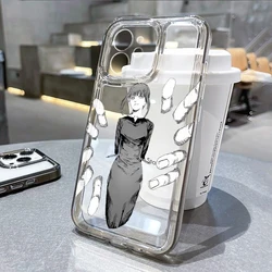 Anime Chainsaw Man Makima Transparent Phone Case - iPhone 12 Mini (1)