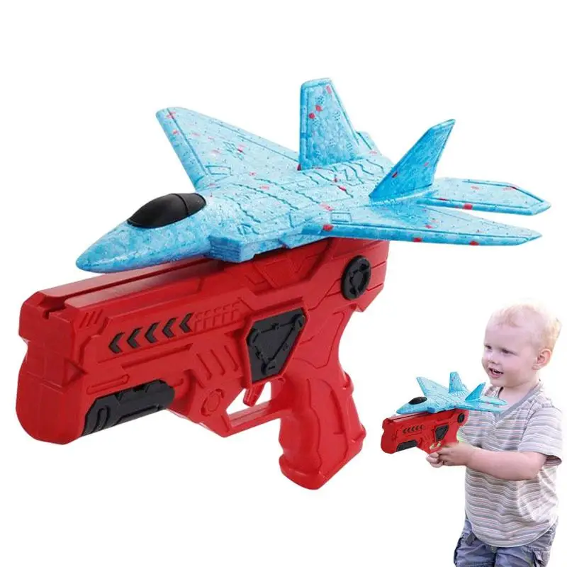 

Kids Plane Toy Outdoor Sports Flying Toy Catapult Plane Toys For Kids Girls Boys Throwing Plane Toy Outdoor Outside Yard Sport