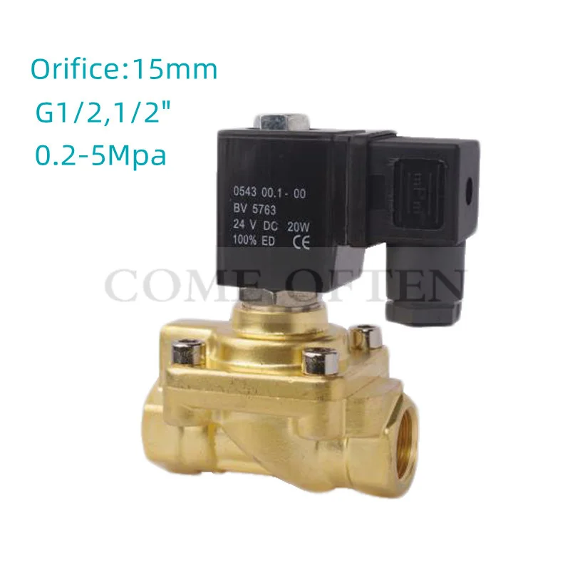 50Bar G1/2 G3/4" High Pressure Solenoid Valve KX55015 Injection Molding