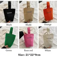 Casual Handbags Canvas Shoulder Crossbody Bags Large Capacity Shopper Bag  Letters Shoulder Crossbody Bags Purse - Image 6