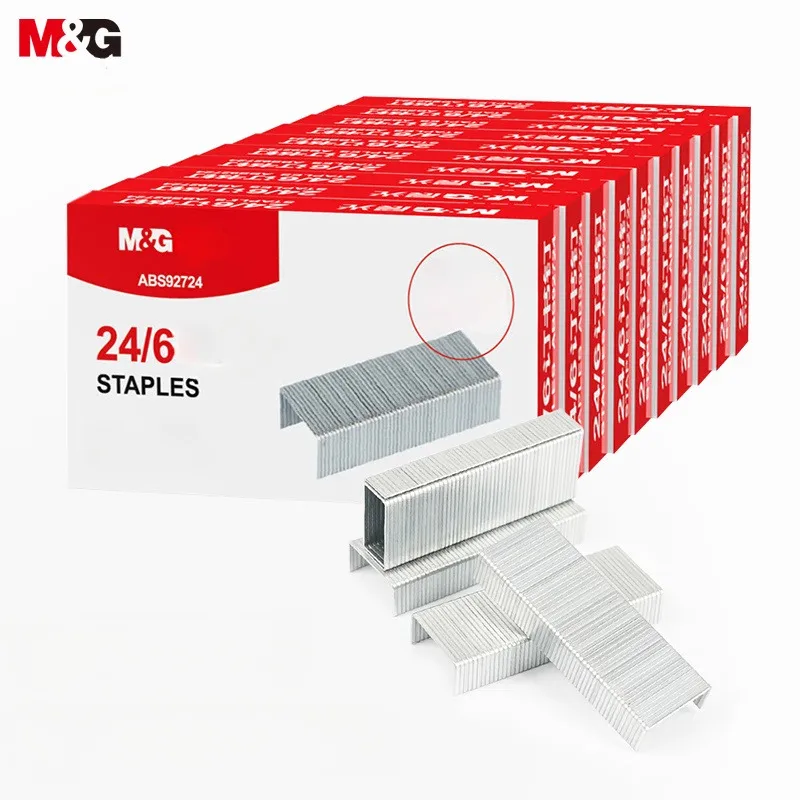 M&G 12# Staples High Capacity High Penetration Strength Staples for Staplers Office Document Binding 10-Box 1000pcs/Box