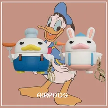 

Cartoon Animal Lovely Little Animal Sausage Duck Radish Rabbit AirPods Pro Case IPhone Earphone Accessories Air Pod Case