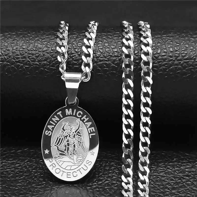 Silver st christopher pendant - België