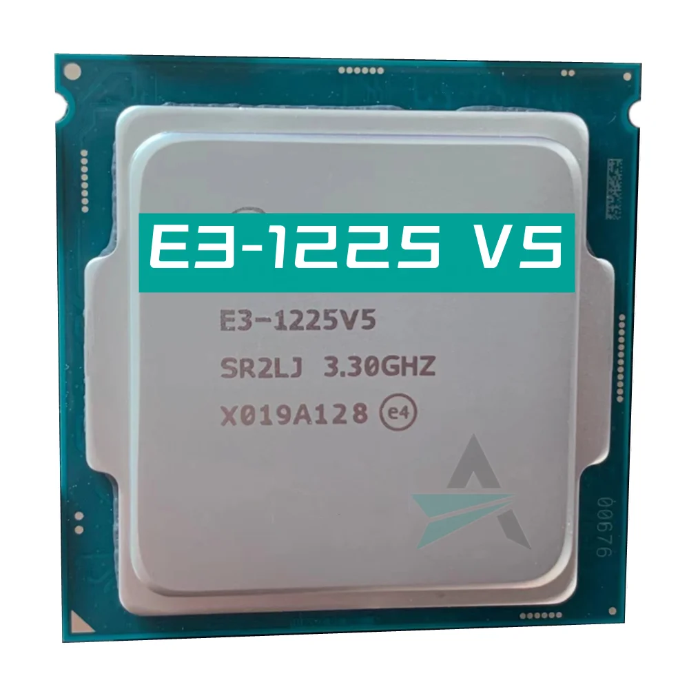 Xeon E3-1225V5 Cpu 3.30Ghz 8M 80W Lga1151 E3-1225 V5 Processore Quad-Core E3 1225 V5 E3 1225 V5 Spedizione Gratuita