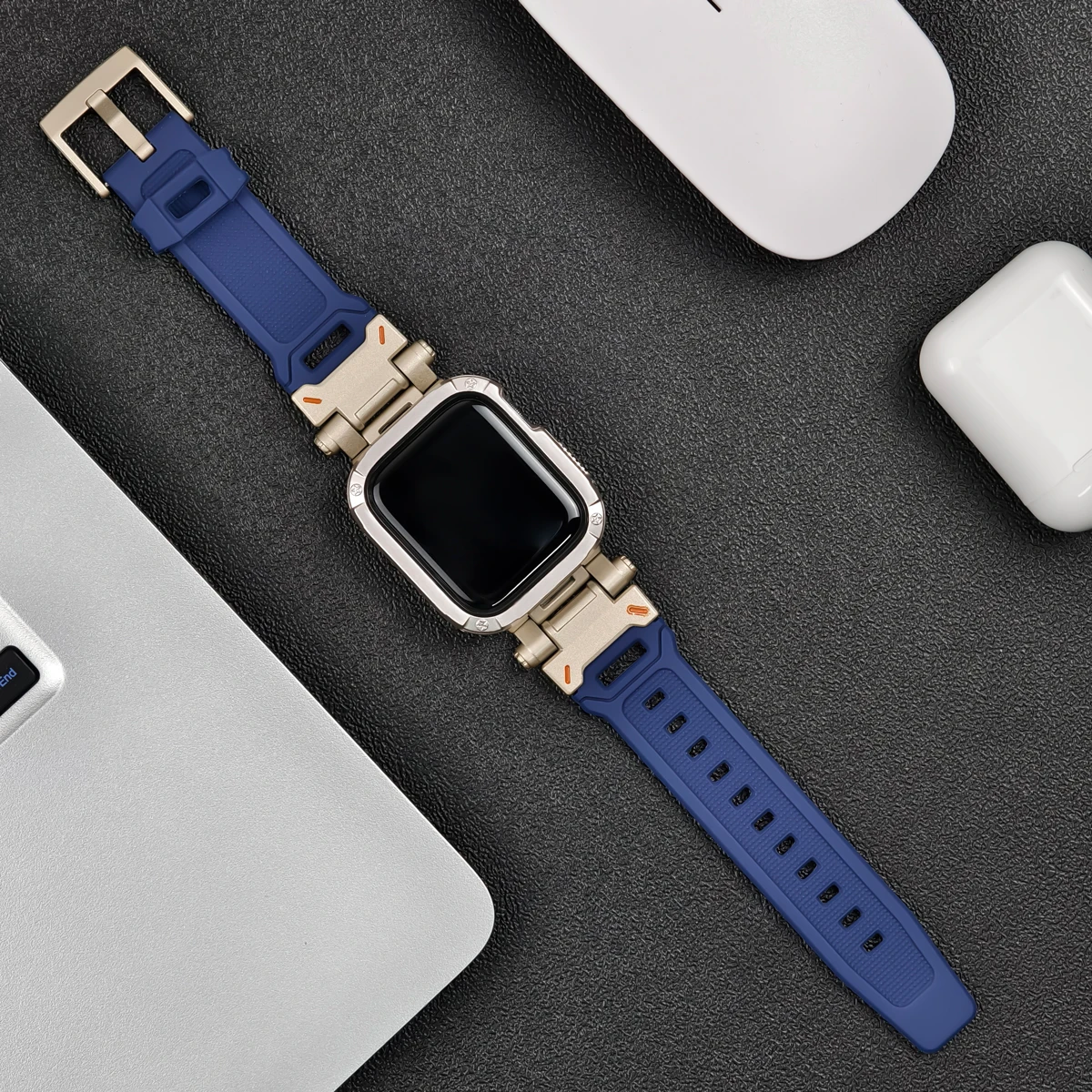 Premium TPU Case & Silicone Strap for Apple Watch - Ultra Protection Series