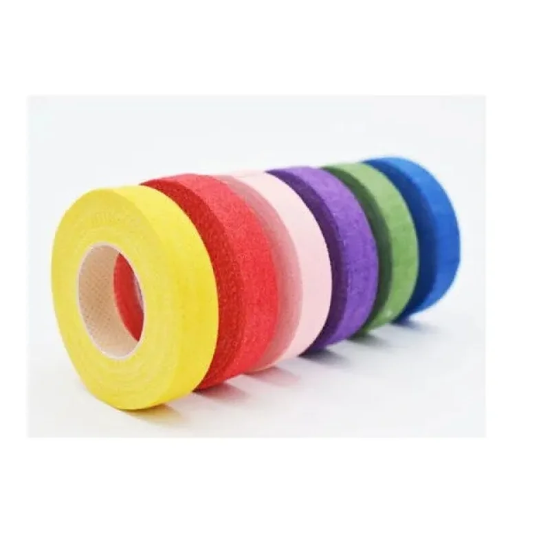 Pink Respirable Anti-Allergy Nail Protector Adhesive Tape Guzheng Pipa Guitar 5Pcs 5M/Roll