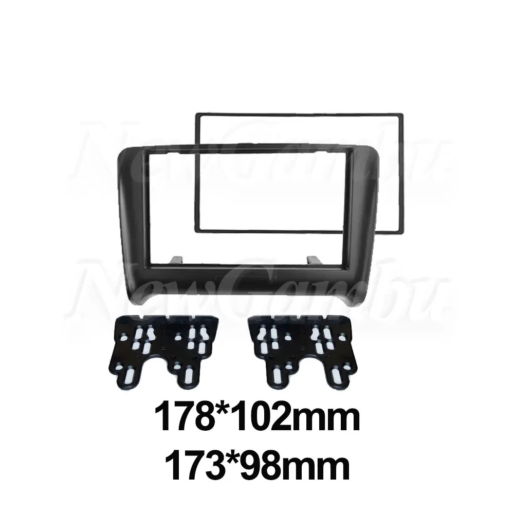 

Автомобильная Панель Android для Audi TT 8J 2006 2007 2008 2009-2014 Рамка двойной 2 Din Android экран панель приборной панели облицовка консоли