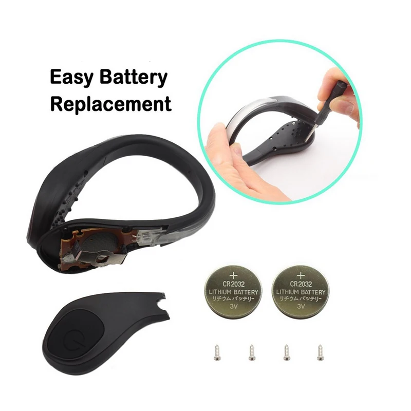 Bike Flashlight Shoe Clip Light Night Safety Warning LED Bright Flash Light For Running Cycling Bike Useful Outdoor Tool LED Luminous Kids Toys
