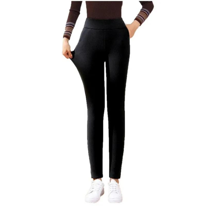 2024 Winter Warm Leggings Women Sexy High Stretch Skinny Leggins