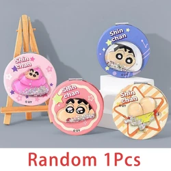 Crayon Shin - chan Double - Sided Folding Mirror - Cute Cartoon Portable Makeup Accessory (C - 01)
