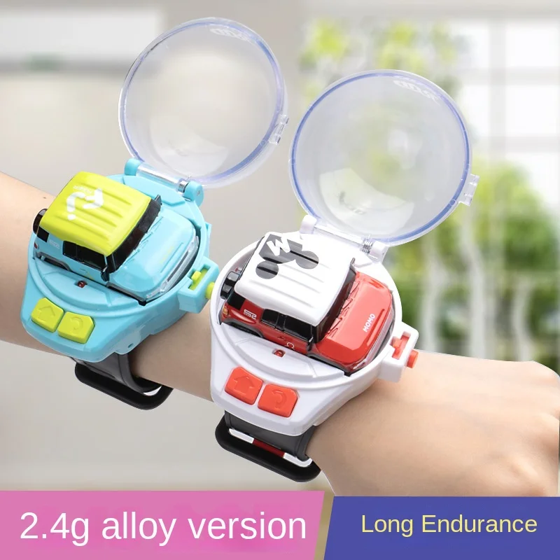 

Black Technology Watch Remote Control Car Electric Mini Car Racing Children Boys and Girls Friends Toy Gift