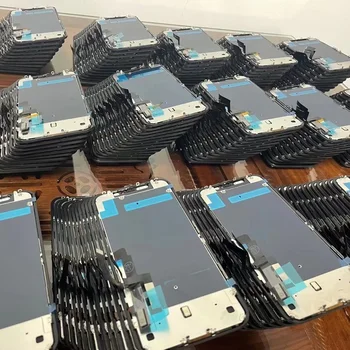 아이폰 11 12 프로 맥스 디스플레이용 LCD OLED, X Xs Max Xr 12 13 Mini 14 Plus LCD 스크린, 3D 터치 어셈블리 교체, 수리 부품