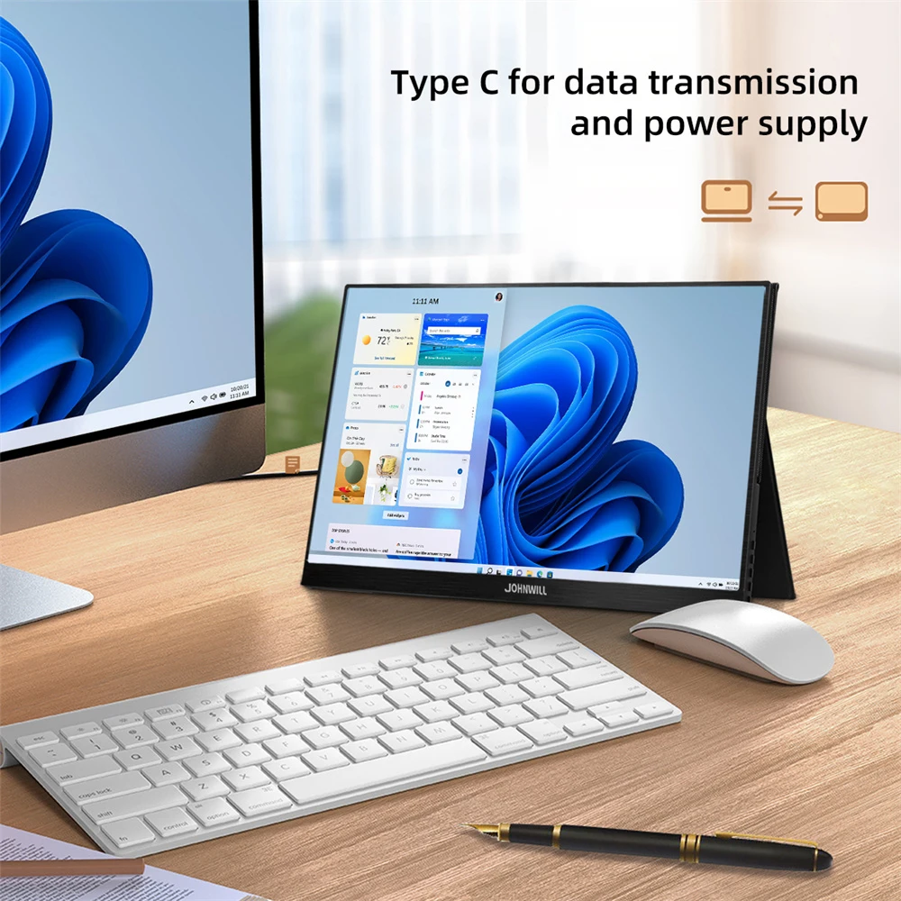 14 ġ ޴  ġ 1920x1080 IPS HD LCD ÷, Ÿ-c HDMI USB ӿ  Ʈ ޴