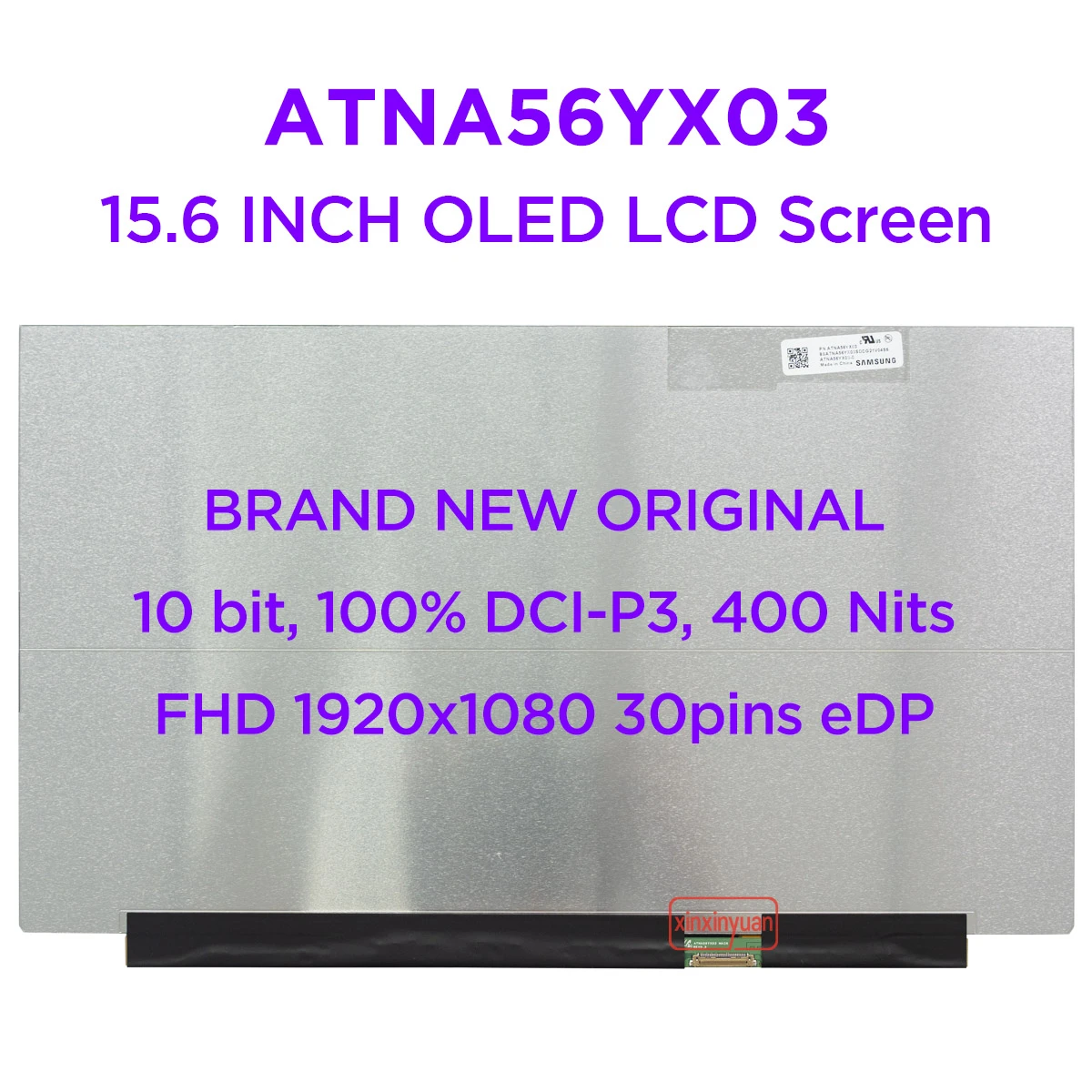 15.6 Oled Laptop Lcd Screen Atna56yx03 Atna56yx03-0 For Asus M3500 ...
