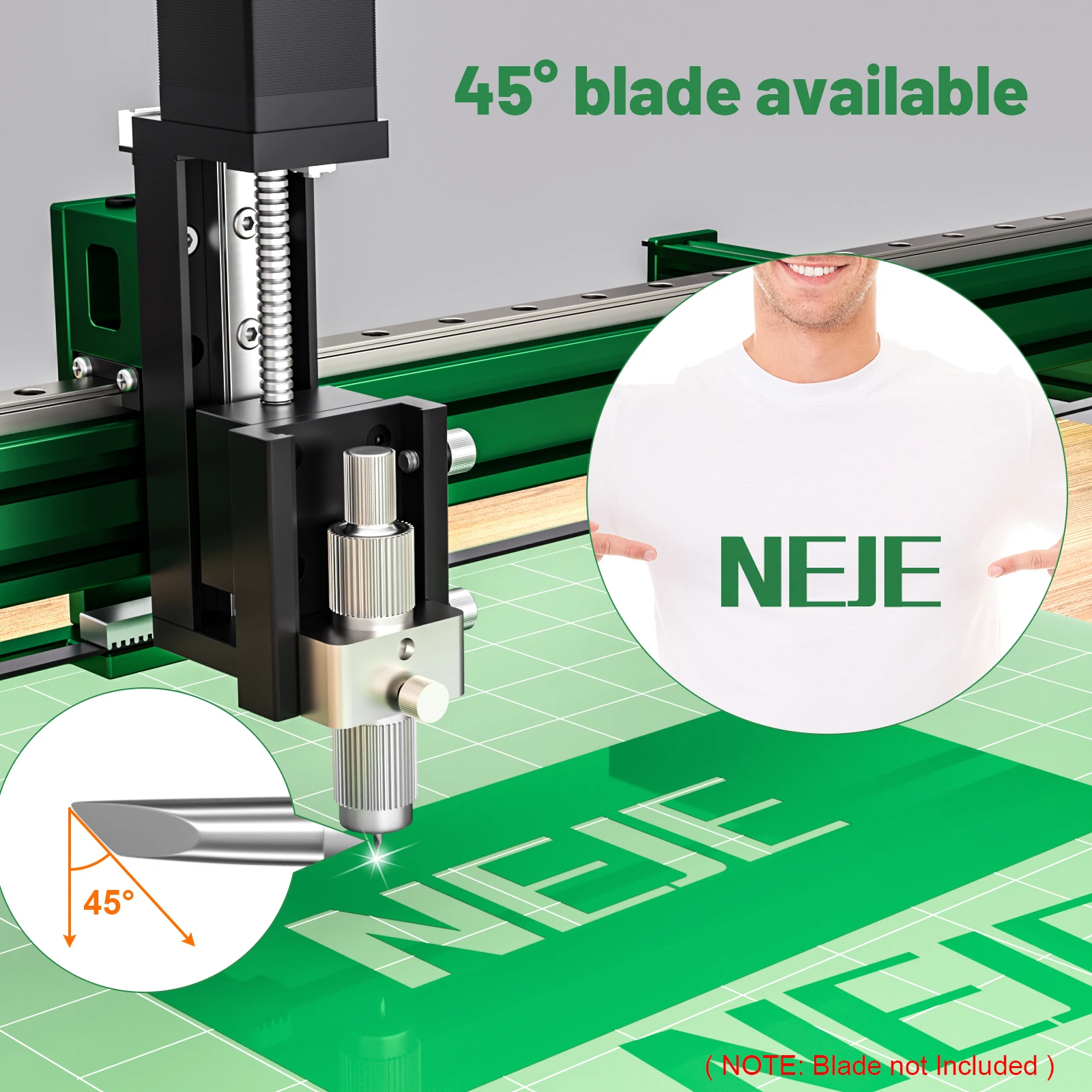 NEJE 4 Max N40630 40W CNC Laser Printer Wood Engraver Cutter Engraving Cutting Machine DIY Tool LaserGRBL Lightburn APP Control