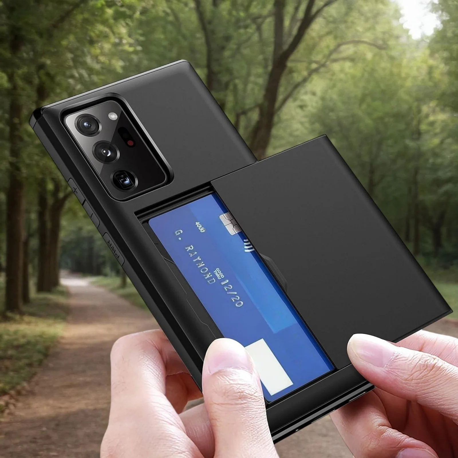 Slide Armor Wallet Case with Card Slots