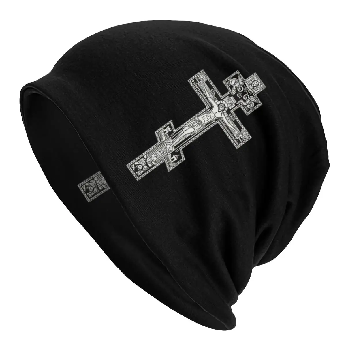 OrthodoxCrossSkulliesBeaniesCapsWinterWarmMenWomenKnittedHat
