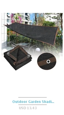 Description Picture 3 of itemOutdoor Garden Shading Net Anti-UV HDPE Shade Net Swimming Pool Cover Patio Sunshade Pergola Canopy Greenhouse Plant Shed Sail