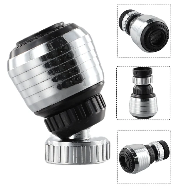 Water Saver Tap 360 Rotate Swivel Saving Aerator Diffuser Faucet Nozzle Filter Adapter Pressurized Splash For Kitchen Bathroom 1