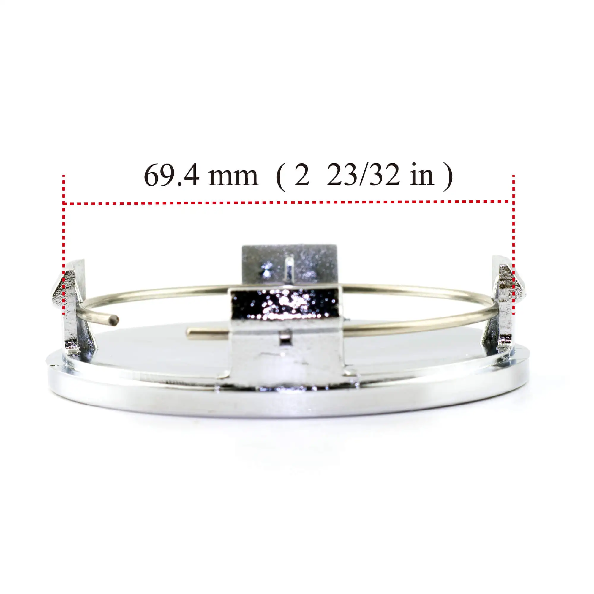 CFPerformance 2 Stück/4 Stück 74 mm/2,91 Zoll Außendurchmesser 69,46 mm/2,74 Zoll Innendurchmesser Auto-Radnabenkappen Abdeckungen für 2003–2017 G-Klasse Felge # 171-400-01-25 – Detail 2