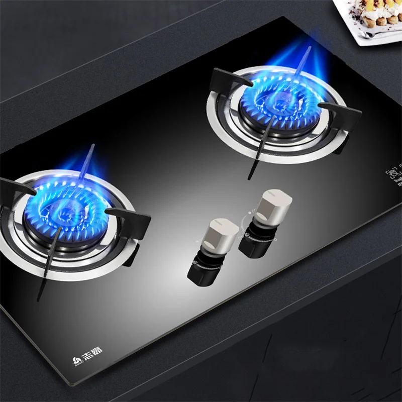 Gas Cooker With 2 Burner Home Built-in Cooktop Gas Burner Stove For Kitchen  Double Cookers Natural Gas Liquefied Cooking Stove - Gas Stove - AliExpress