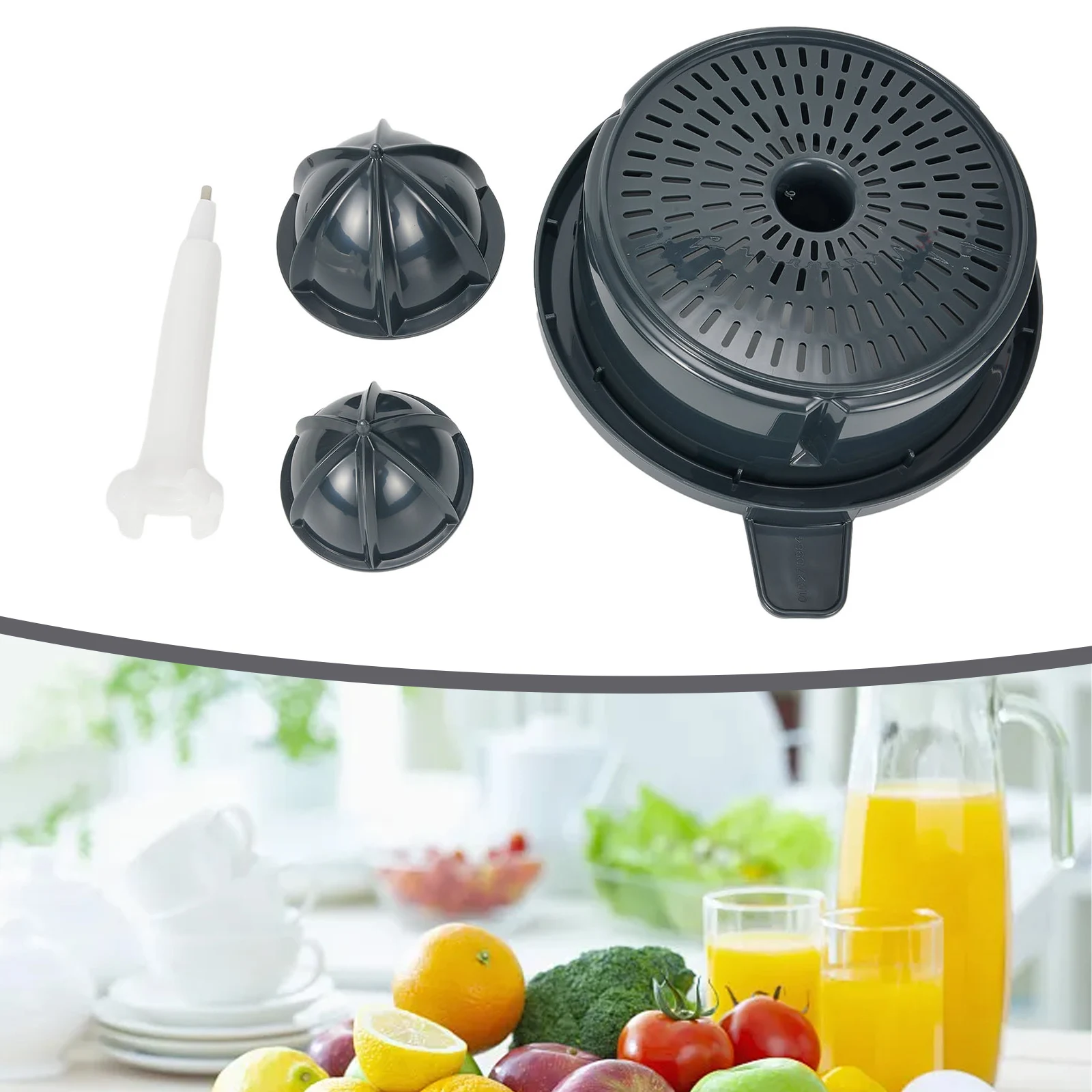 

For Thermomix TM5/6 Juicing Set Accessory Black Container Cutter Kit Cooking Machine Juicer Replacement Multitool