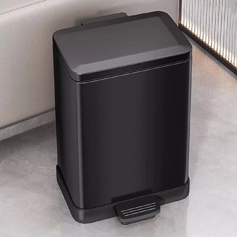 

Simple Kitchen Trash Can Office Large Treadle Home Living Room Trash Can Modern Luxury Cubo Basura Kitchen Accessories BL50TC