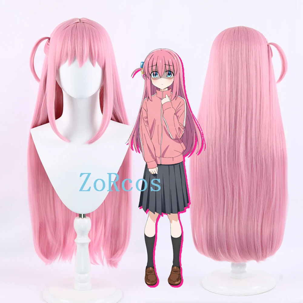 Gotou Hitori Cosplay Costume Wig Anime Bocchi the Rock! Cosplay Gotou  Hitori Synthetic Hair Heat Resistant Halloween Role Play - AliExpress