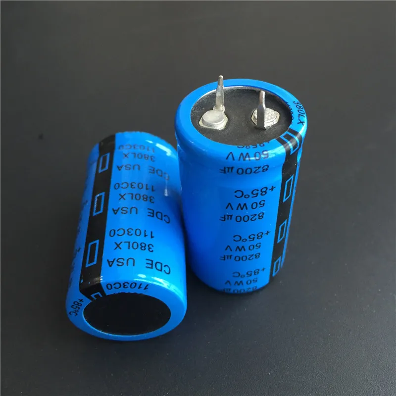 8200uF 50V CDE 380LX Series 25x45mm Snap-in PSU Aluminum Electrolytic Capacitor electrolytic capacitor aluminum capacitor aluminum electrolytic capacitor