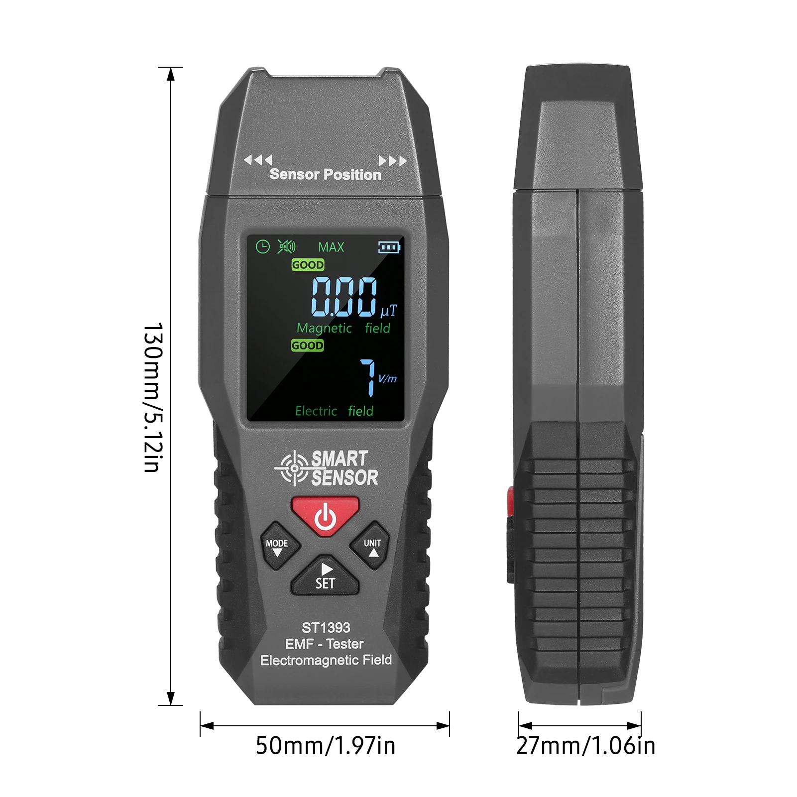 Advanced Handheld Digital EMF Meter and Radiation Tester