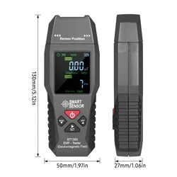 Advanced Handheld Digital EMF Meter and Radiation Tester (A)