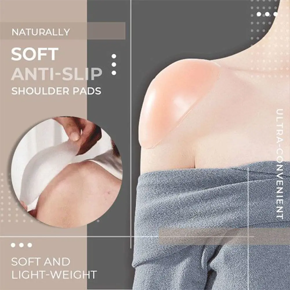 Soft Anti-Slip Invisible Shoulder Pads Naturally Increased 2 IN 2Pcs